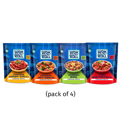 Pan Asian Cooking Paste Assorted Pack 4