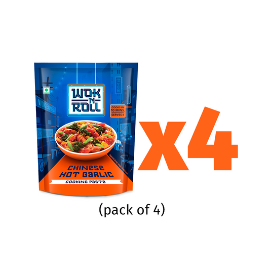 Chinese Hot Garlic Cooking Paste (Pack of 4)