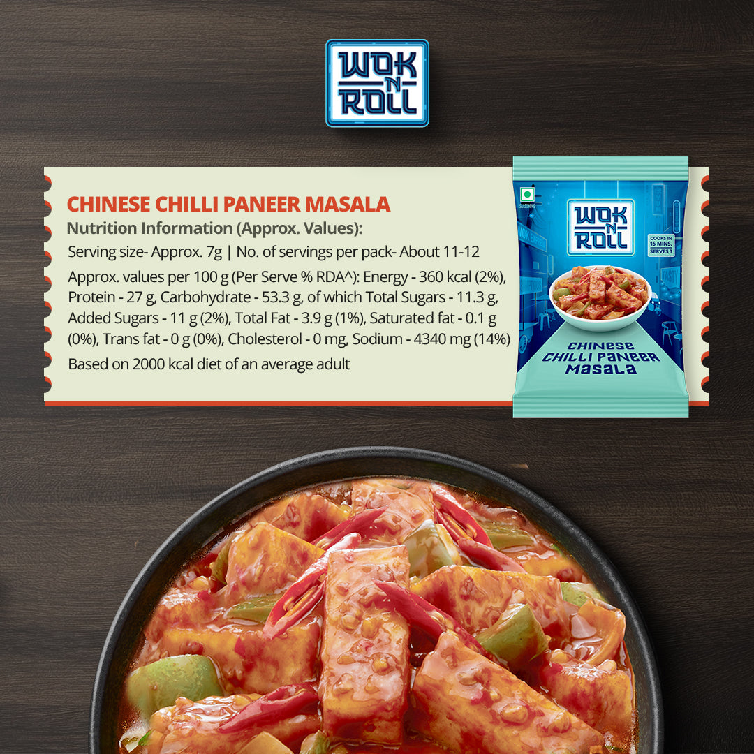 Chinese Chilli Paneer Masala (Pack of 4)